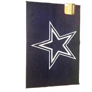 NFL Cowboys Mat Retro Rugs 19" x 30" NFL 1970's New Carpet Dallas